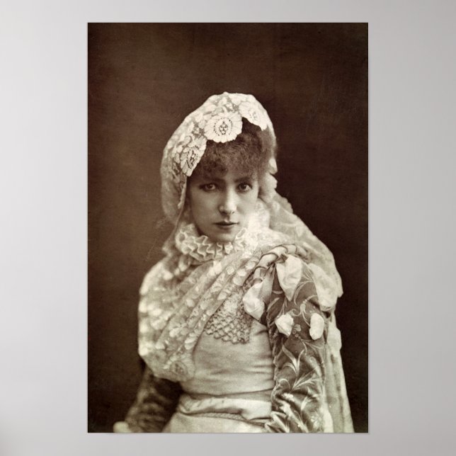 Sarah Bernhardt  in the role of Marion Delorme Poster (Front)