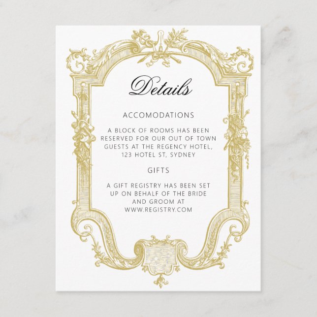 Sarah - Carte de boîtier de Faire-part de mariage  (Devant)