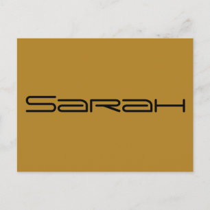 Sarah, character from Orphan Black, geometric lett Postcard