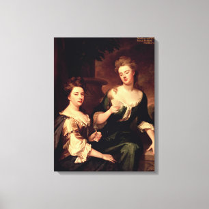 Sarah, Duchess of Marlborough playing Canvas Print