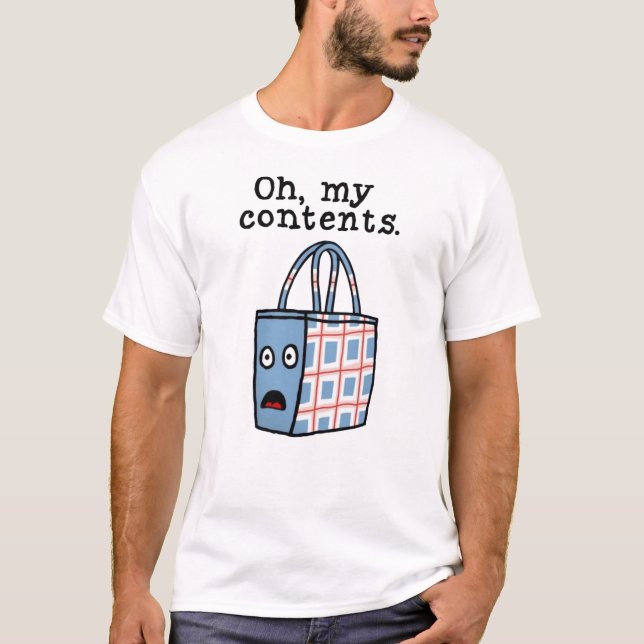 Sarah & Duck - Scarf Lady’s Bag T-Shirt (Front)