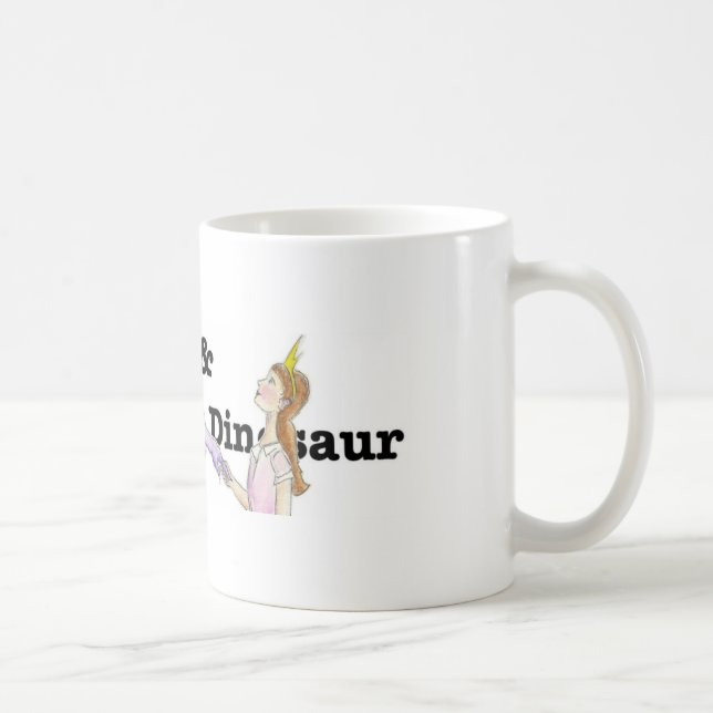 Sarah et la tasse de café de dinosaure (style de (Droite)