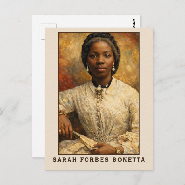 Sarah Forbes Bonetta Portrait Art Postcard (Front/Back)
