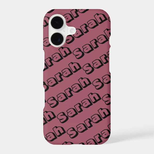 Sarah from Orphan Black open font repeat pattern (Back)