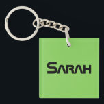 Sarah futuristic font from orphan Black Keychain<br><div class="desc">Sarah is a character from the tv show orphan Black</div>