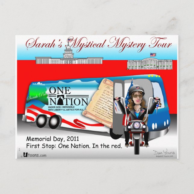 Sarah In the Red Postcard (Front)