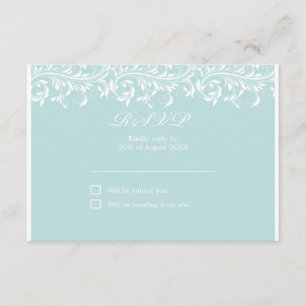 Sarah Jane light Mariage bleu et blanc RSVP