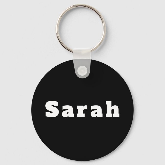 Sarah Keychain (Front)
