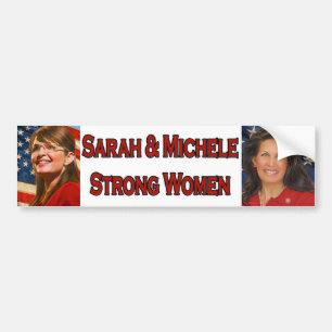 Sarah & Michele Strong Women Bumper Sticker
