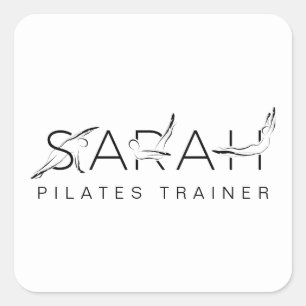 SARAH Name Pilates Instructor  Square Sticker