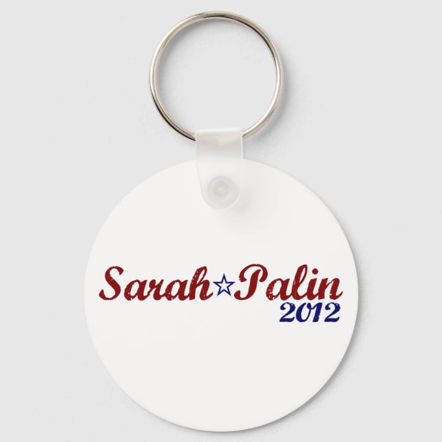 Sarah Palin 2012 Keychain (Front)