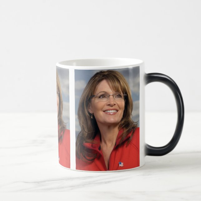 Sarah Palin Cover Girl Going Rogue Magic Mug (Right)