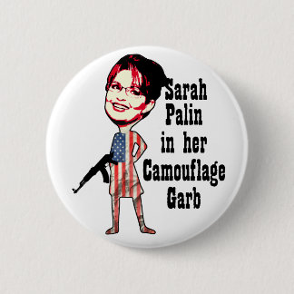 Sarah Palin’s Camouflage 2 Inch Round Button