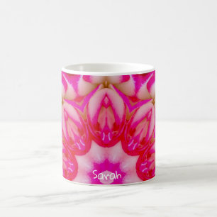 SARAH ~ Personalised Miniature Rose Fractal ~ Coffee Mug