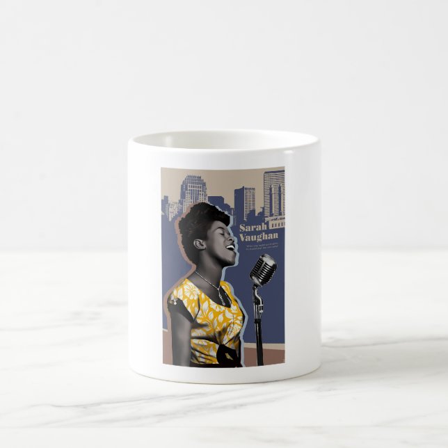 Sarah Vaughan Coffee Mug (Center)