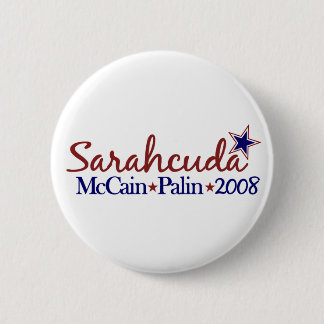 Sarahcuda (McCain Palin 2008) 2 Inch Round Button