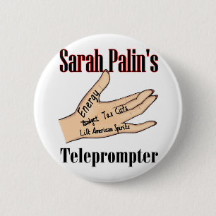 sarahs teleprompter 2 inch round button