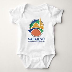 Sarajevo Bosnia and Herzegovina Baby Bodysuit