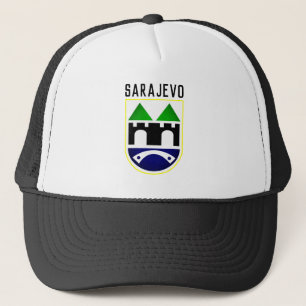 Sarajevo coat of arms, Bosnia and Herzegovina Trucker Hat