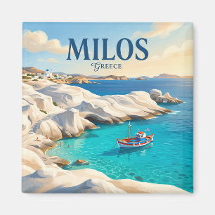 Sarakiniko Beach, Milos Greece Magnet