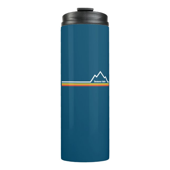 Saranac Lake, New York Thermal Tumbler (Front)
