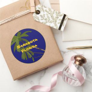 Sarasota, Florida Classic Round Sticker