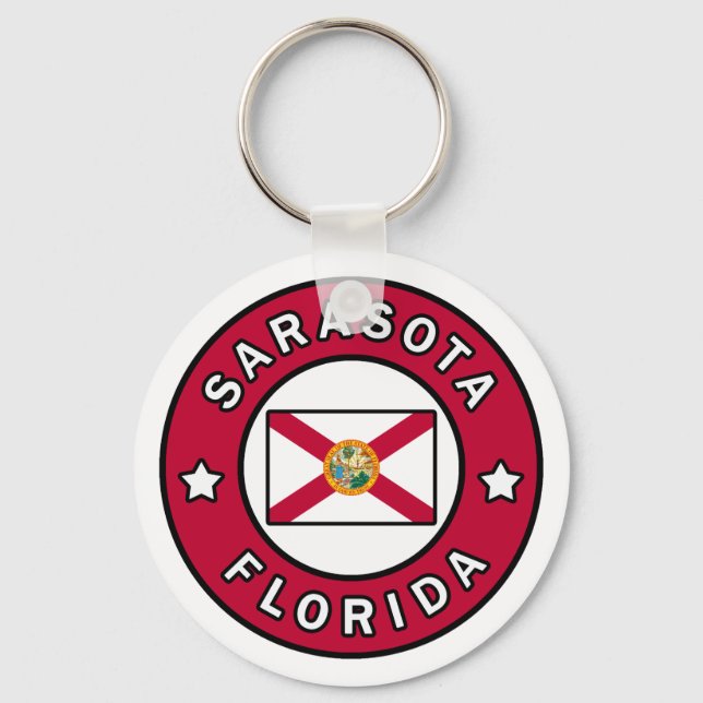 Sarasota Florida Keychain (Front)