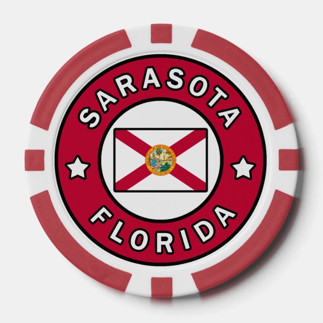 Sarasota Florida Poker Chips (Front)