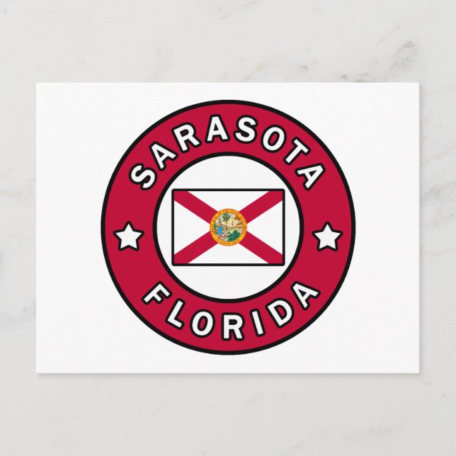 Sarasota Florida Postcard (Front)