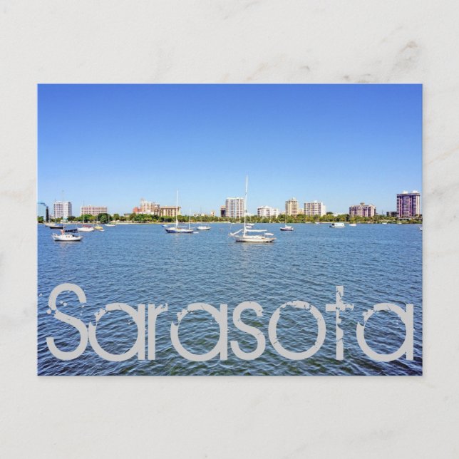 Sarasota, Florida, U.S.A. Postcard (Front)