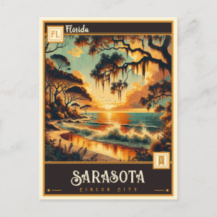 Sarasota, Florida   Vintage Postcard