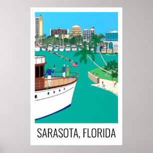 Sarasota Floride 24x36 POSTER