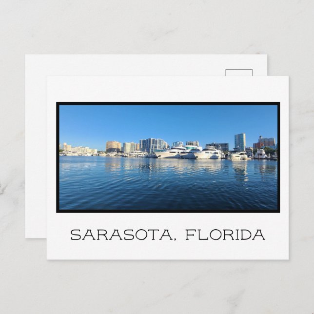 Sarasota Marina Jacks Postcard (Front/Back)