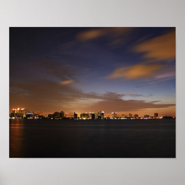 Sarasota Skyline Poster (Front)