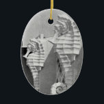 Sarasota's SeaHorses Ceramic Ornament<br><div class="desc">The iconic sea horses of Sarasota,  Florida.</div>