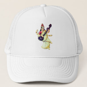 Saraswati, Hindu Goddess Trucker Hat