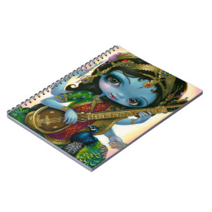 "Saraswati Playing Veena" Notebook