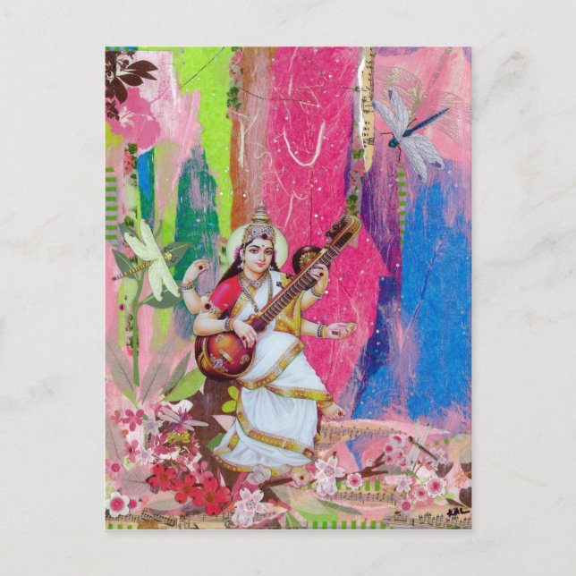 Saraswati Postcard (Front)