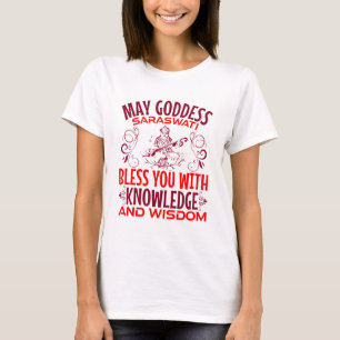 Saraswati Puja Hindu Goddess T-Shirt