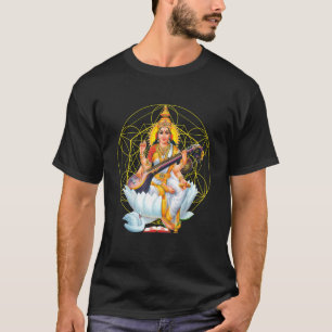 Saraswati Sacred Geometry  Third Eye  Isha  Hindu  T-Shirt