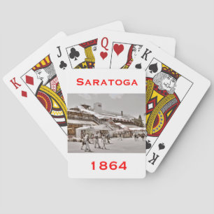 Saratoga 1864 playing cards