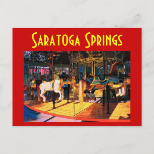 Saratoga Carousel Postcard - Customized
