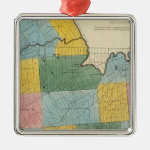 Saratoga County Metal Ornament