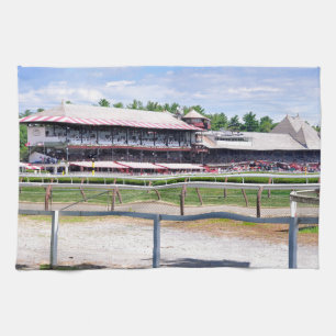 Saratoga Race Course and Clare Court Kitchen Towel