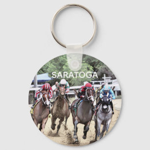 SARATOGA - Rounding the Turn Keychain