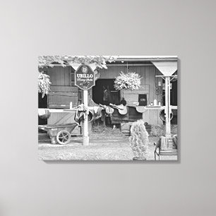 Saratoga Stables "Horse Haven" Canvas Print