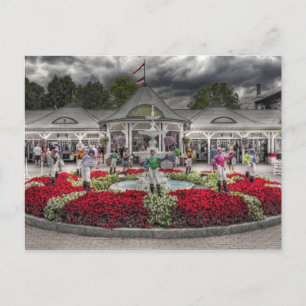 Saratoga's 12 Lawn Jockeys Postcard