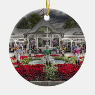 Saratoga's 12 Stakes Winners.jpg Ceramic Ornament