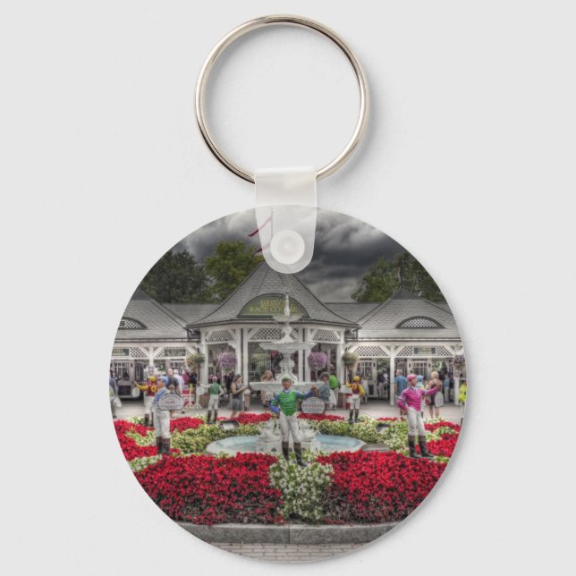 Saratoga's 12 Stakes Winners.jpg Keychain (Front)