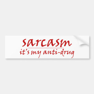 Sarcasm Bumper Sticker